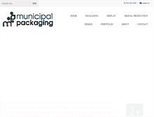 Tablet Screenshot of municipalpackaging.com